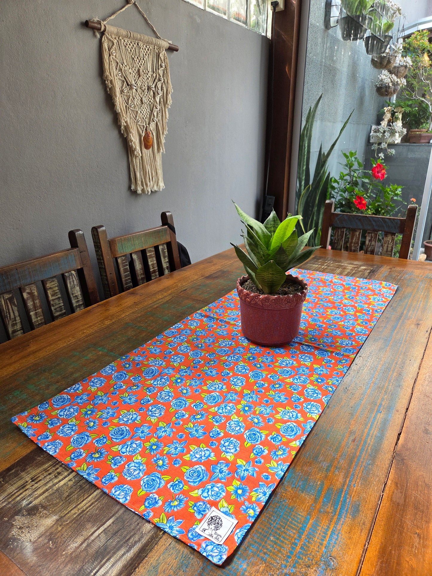 Centro de mesa, dupla face